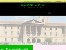 Tablet Screenshot of lumatetemuchaiadvocates.com